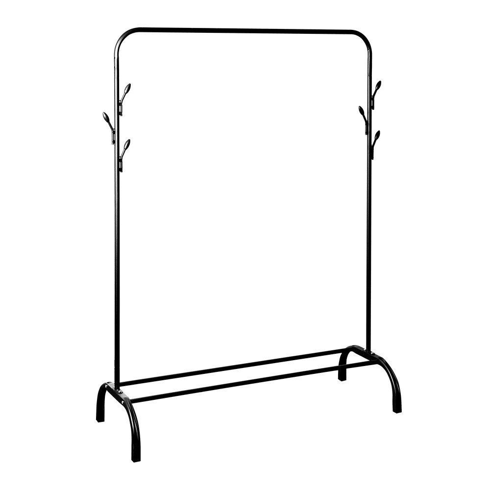 Вішалка Stenson для одягу 110*40*150 см Чорна, фото 1