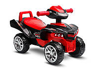 Дитяча пластмасова каталка Toyz Mini Raptor Red для дівчинки з нео колекційною ламбо рожевою машинкою