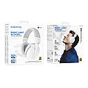 Ігрові навушники Borofone BO30 Magic light (Bluetooth, Type-C to 3.5 wired) Колір Білий, фото 3