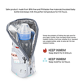 Термосумка для дитячих пляшечок (сірий), фото 4