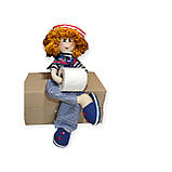 Каркасна лялька для туалетного тата Моряк., фото 4