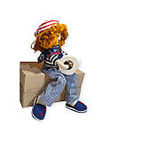 Каркасна лялька для туалетного тата Моряк., фото 6