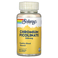 Solaray Chromium Picolinate Хрома піколінат 200 мкг 100 vegcaps