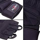 Рукавички для фітнесу та силових тренувань Zelart SB-161086 Чорний (S-2ХL), фото 9