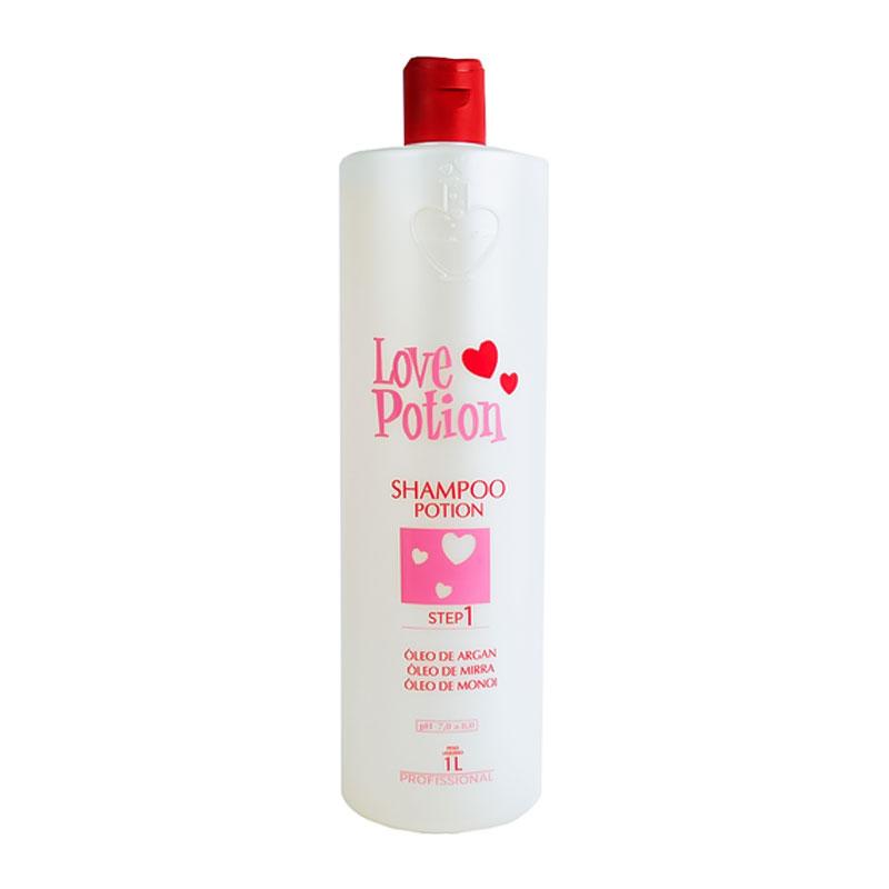 Шампунь для глибокого очищення волосся Love Potion Repair Óleo De Argan Shampoo 1000 мл