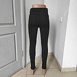 Джинси жіночі вузькі високі скіні американка 26 чорні, фото 6
