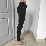 Джинси жіночі вузькі високі скіні американка 26 чорні, фото 10
