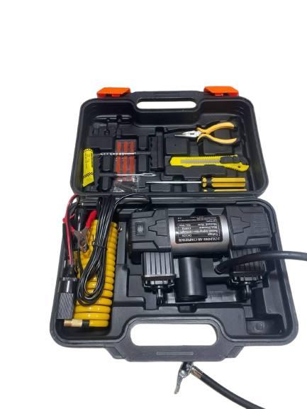 Компресор у кейсі автомобільний двоциліндровий Air pump