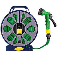 Шланг для поливання Garden Hose з котушкою і розпилювачем 15 м
