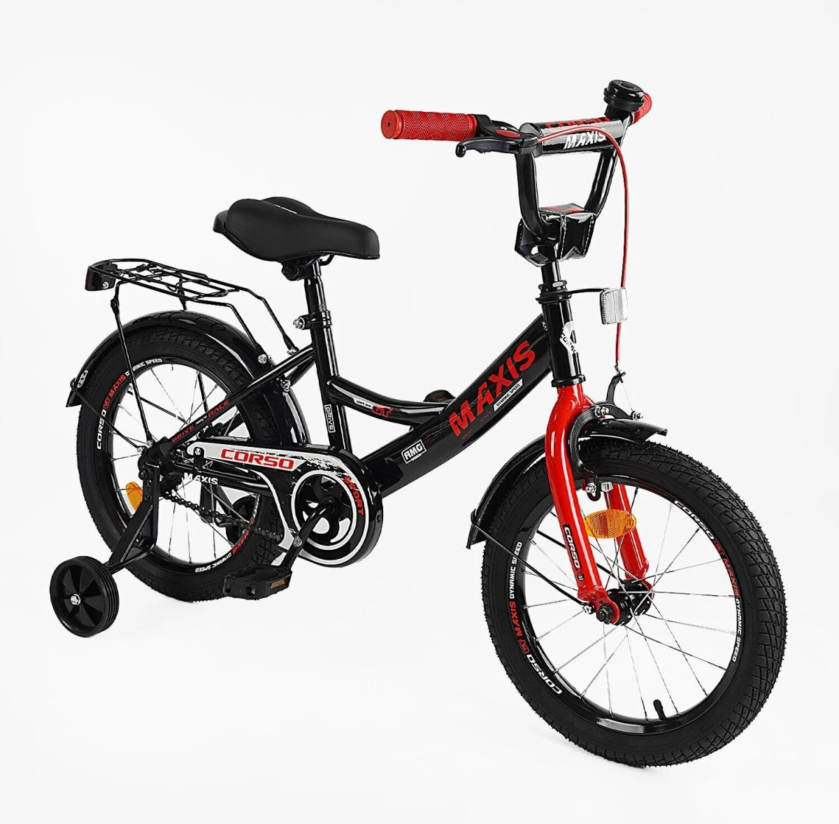 Велосипед дитячий 2-х колісний 20" CORSO MAXIS CL-20215 чорно-червоний, фото 1