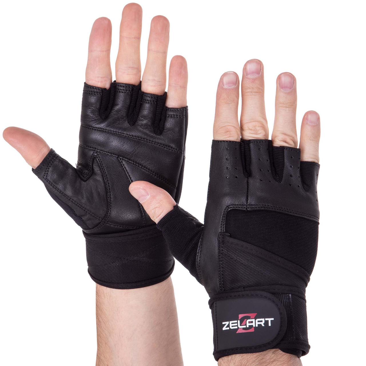 Рукавички для фітнесу та силових тренувань Zelart SB-161094 Чорний (S-2ХL), фото 1