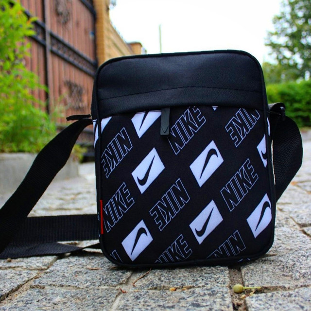 барсетка чоловіча міцна чорна чорна