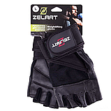 Рукавички для фітнесу та силових тренувань Zelart SB-161094 Чорний (S-2ХL), фото 10