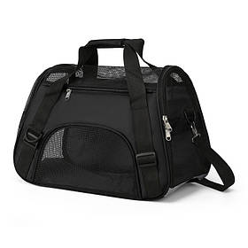 Сумка для перенесення домашніх тварин CosmoPet CP-105 53x25x34см Black (3_06543)