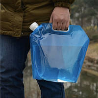Канистра пакет складная для воды походная туристическая емкость для хранения и доставки, 4 л, Кладовка