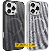 Чохол TPU+PC Carbon Mirage with MagSafe для Apple iPhone 16 (6.1")