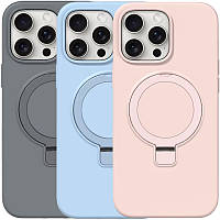 Чохол Silicone Case Full Protective NO LOGO with Ring для Apple iPhone 14 Pro (6.1")