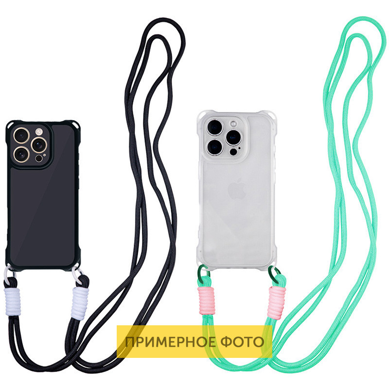 Чохол TPU CrossBody with straps для Apple iPhone 16 (6.1")