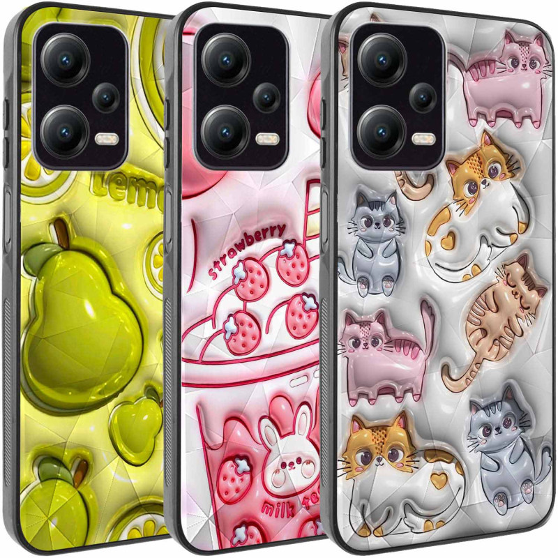 TPU+PC чохол Prisma Fluffie для Xiaomi Poco X5 5G / Note 12 5G, фото 1