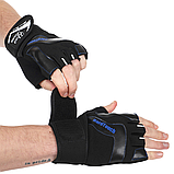 Рукавички для фітнесу та силових тренуваньHARD TOUCH SB-9528 Чорний (S-ХL), фото 2