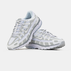 Кросівки Nike P-6000 white grey Найк Р6000 чоловічі жіночі унісекс
