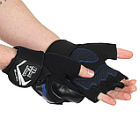 Рукавички для фітнесу та силових тренуваньHARD TOUCH SB-9528 Чорний (S-ХL), фото 3