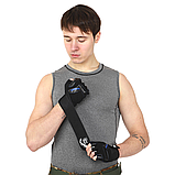 Рукавички для фітнесу та силових тренуваньHARD TOUCH SB-9528 Чорний (S-ХL), фото 5