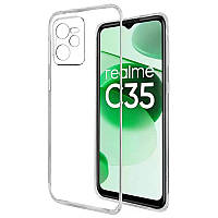 TPU чохол Epic Transparent 1,5mm Full Camera для Realme C35