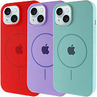 Чохол Silicone Case Full Protective (AA) with MagSafe для Apple iPhone 15 Plus (6.7")
