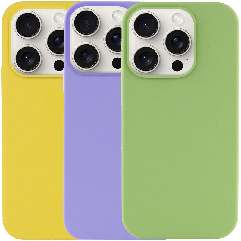 Чохол Silicone Case Full Protective (AA) NO LOGO для Apple iPhone 16 Pro (6.3")