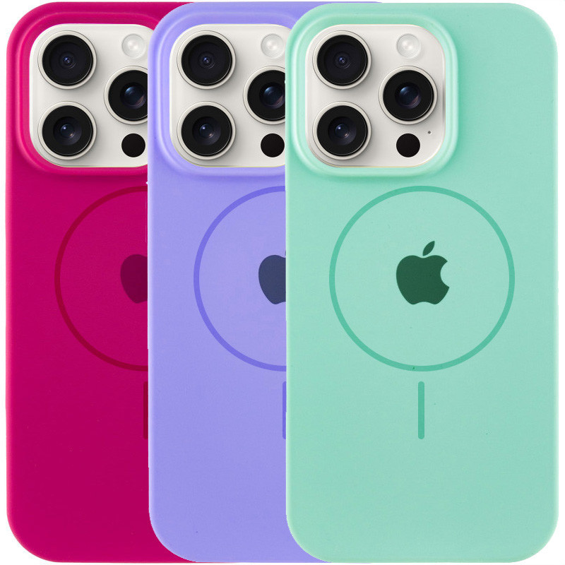 Чохол Silicone Case Full Protective (AA) with MagSafe для Apple iPhone 16 Pro (6.3")