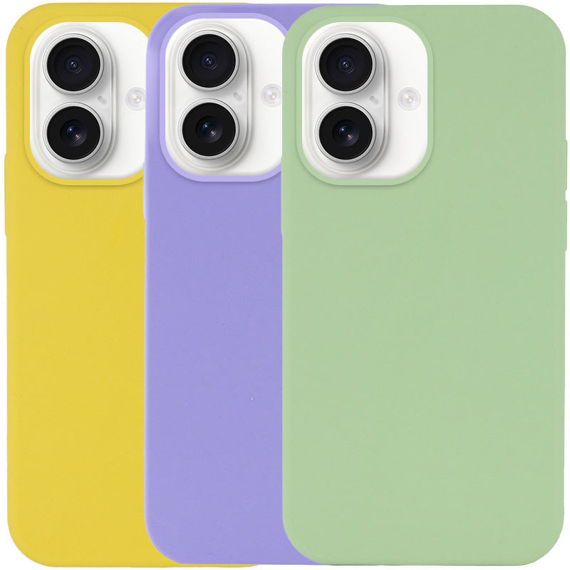 Чохол Silicone Case Full Protective (AA) NO LOGO для Apple iPhone 16 Plus (6.7")