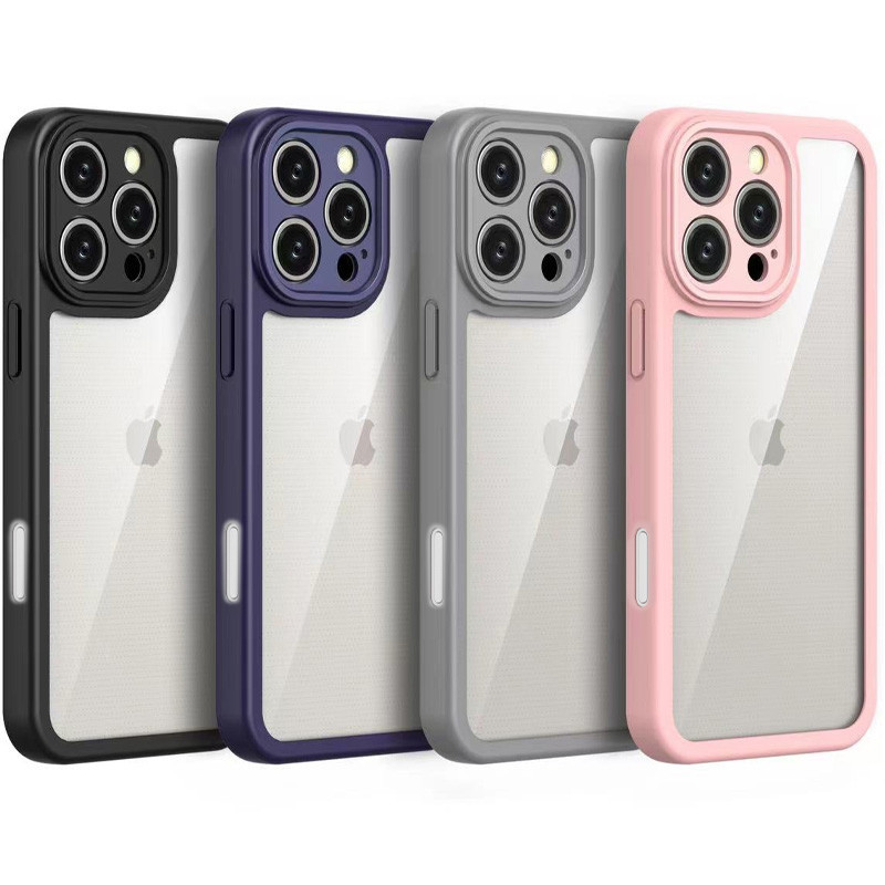 TPU чохол Transparent + Colour 1,5mm для Apple iPhone 16 Pro (6.3")