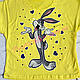 Детский комплект Bugs Bunny Заєць Банні футболка+шорти, фото 2