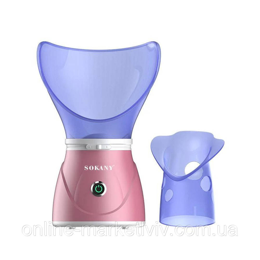 Сауна для обличчя 2в1 SK-1079 / Розпарювач обличчя / Прилад для інгаляцій / Прилад для омолодження та зволоження, фото 1