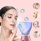 Сауна для обличчя 2в1 SK-1079 / Розпарювач обличчя / Прилад для інгаляцій / Прилад для омолодження та зволоження, фото 5