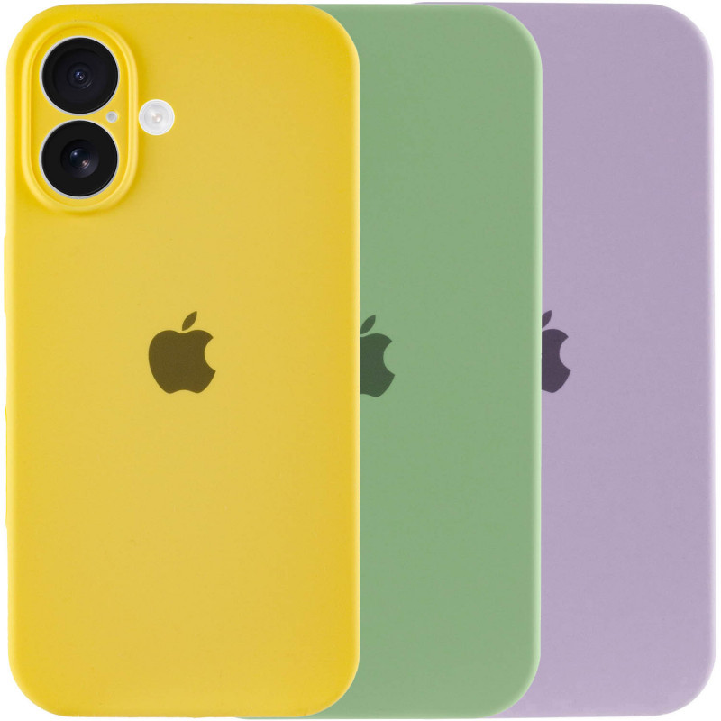 Чохол Silicone Case Full Camera Protective (AA) для Apple iPhone 16 Plus (6.7")