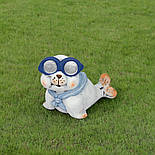 Садова декорація - морський котик, 16,5x15x9,5 см, білий, кераміка (820245), фото 2