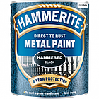 Фарба молоткова для металу Hammerite Metal Paint Hammered чорна 2,5 л
