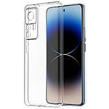 TPU чохол Epic Transparent 1,5mm Full Camera для Xiaomi 12T / 12T Pro, фото 2