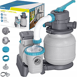 Пісочний фільтр-насос для басейну 6056 л/год Bestway (Польща)