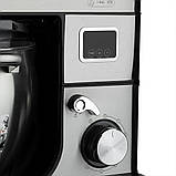 Кухонний тістоміс Hoffmans HM-8081 з дисплеєм і 3 насадками 2000W багатофункціональний планетарний міксер 12л, фото 8