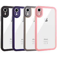 TPU чохол Transparent + Colour 1,5mm для Apple iPhone XR (6.1")