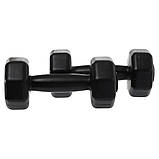 Гантелі для фітнесу композитні в пластику 2*1,5 кг, фото 4