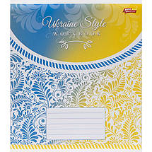 Зошит 12 аркушів, КОСА лінія "МРІЇ" / Український стиль, фото 2