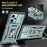 Ударостійкий чохол Camshield Army Ring для Xiaomi Redmi 12 / Poco M6 Pro 5G, фото 3
