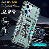 Ударостійкий чохол Camshield Army Ring для Xiaomi Redmi 12 / Poco M6 Pro 5G, фото 4