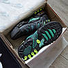 Чоловічі кросівки Nike Air Max Drift Plus Volt Чорні с зеленим Взуття Найк Аір Макс Плюс текстиль TPU шкіра демісезон, фото 5
