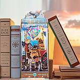 Бук Нук Мобільний Літаючий Дім Інтер'єрний конструктор Mobile Flying House DIY Book Nook Kit 68050, фото 5