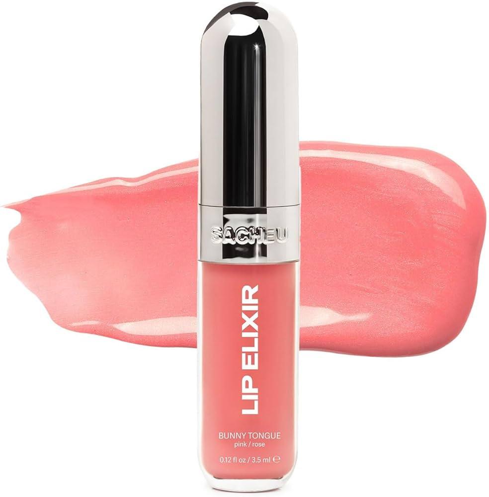 Блиск-еліксир для губ Sacheu Beauty Lip Glaze Elixir 02 Bunny Tongue 3.5 мл, фото 1